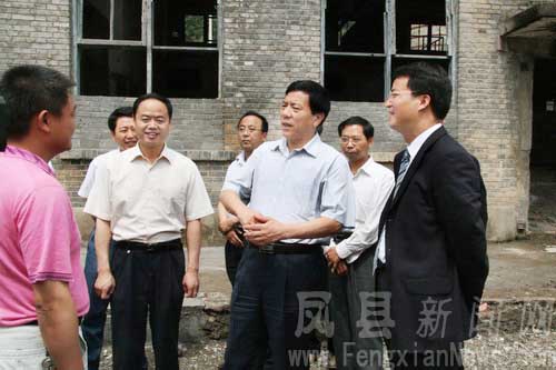 市委书记唐俊昌深入凤县检查"两手抓"工作