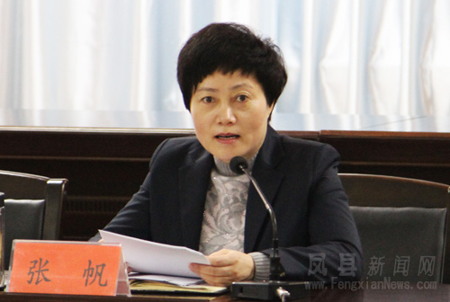 县委副书记,县长张帆主持会议并讲话
