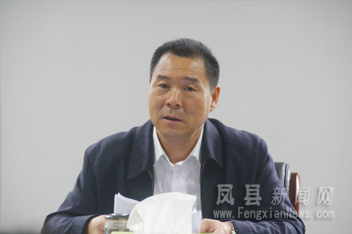 县委常委,副县长辛元平主持会议并讲话